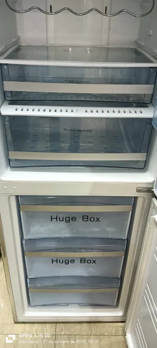 Nevera Combi HAIER Acero Inoxidable