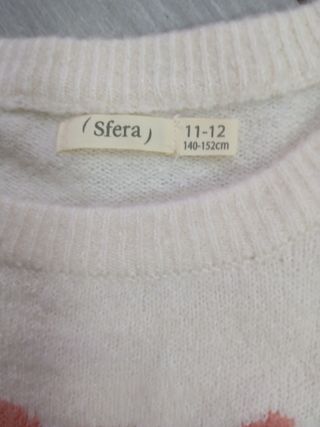 Jersey Sfera beige con zorro rosa