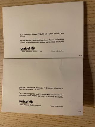 Postales Navideñas UNICEF