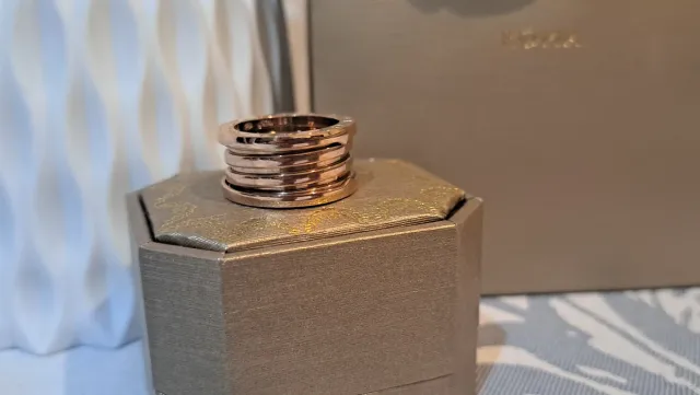 Anillo estilo Bulgari Rosado