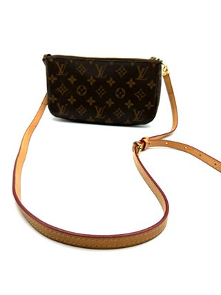 Borsa Louis Vuitton Pochette marrone