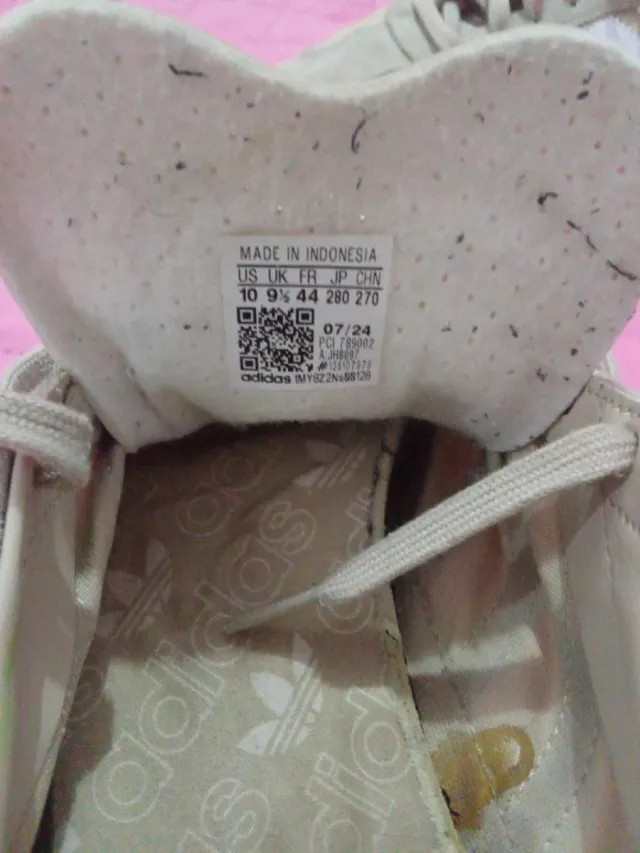 Adidas Bambas Beige y Blanco
