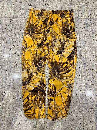 Pantalone estivo donna Sisley fantasia floreale