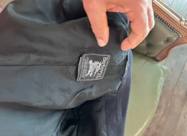 Burberry, cappotto in gabardine da uomo, taglia (L) 44-54