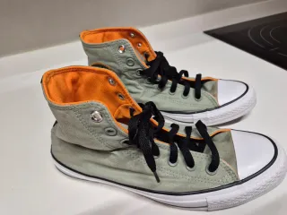 Converse All Stars Verdes Naranja