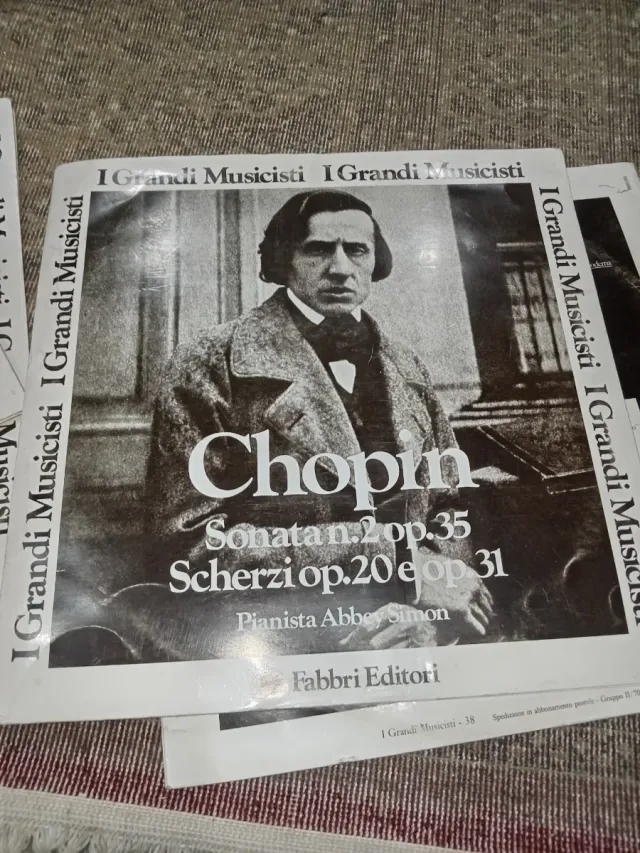 5 Vinili Musica Classica: Bach, Chopin, Liszt, Bra