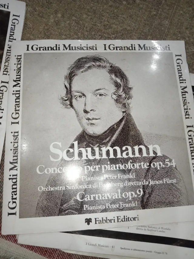 5 Vinili Musica Classica: Bach, Chopin, Liszt, Bra