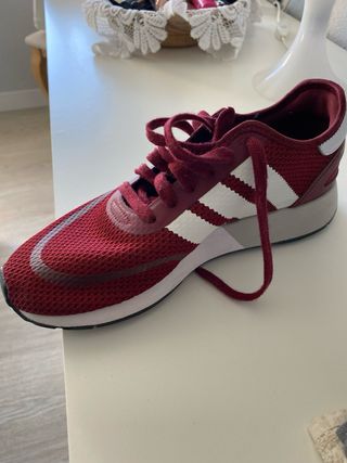 Zapatillas Adidas N-5923 Rojas y Blancas