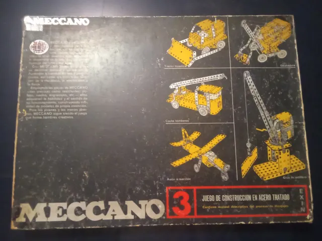 Juego Mecano Construcción Acero Años 70