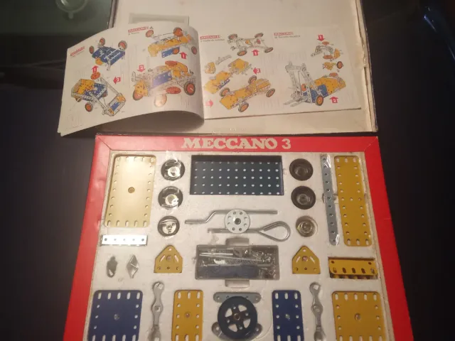 Juego Mecano Construcción Acero Años 70
