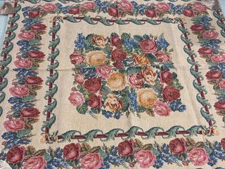 Cubremesa decorativo estilo tapiz