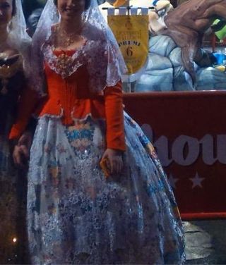 Vestido de Fallera Multicolor