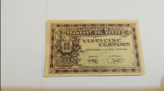 Billete 25 céntimos Gramenet del Besòs