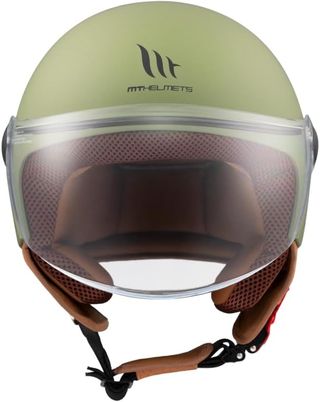 Casco Jet MT Street Solid Verde - XXS