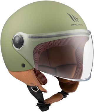 Casco Jet MT Street Solid Verde - XXS