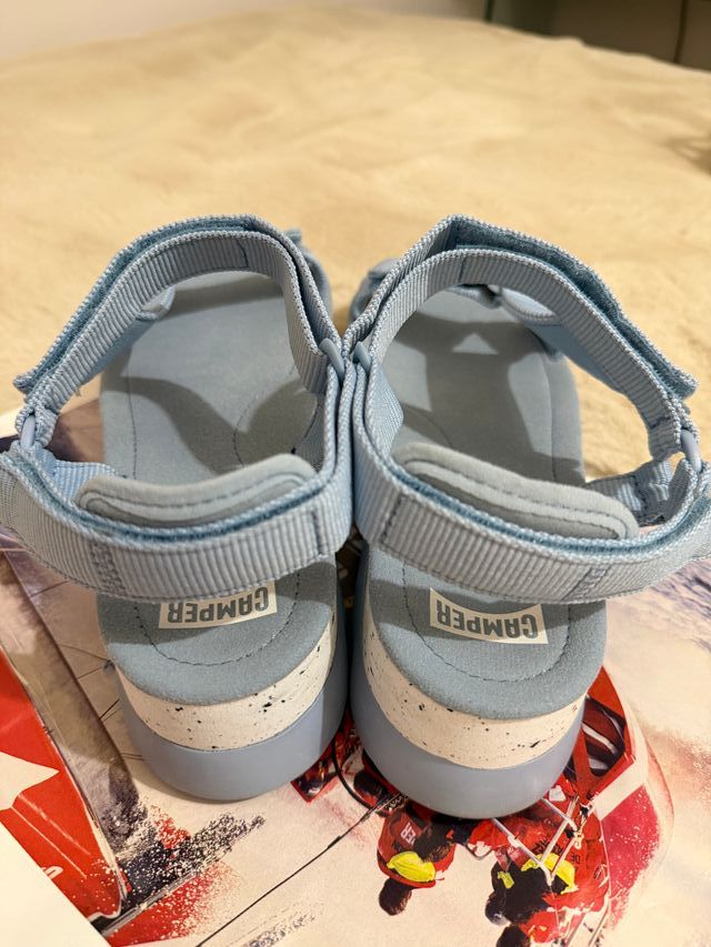 Sandálias Camper Oruga Up Tamanho 42 azuis