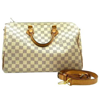 Borsa Louis Vuitton Speedy 35 Damier Azur