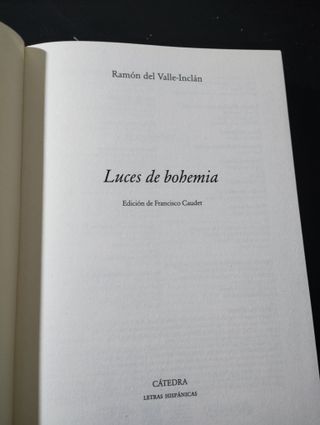 LUCES DE BOHEMIA (CATEDRA)