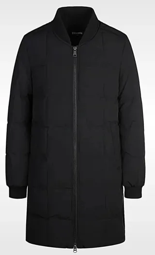 Chaqueta larga tipo Bomber acolchada 