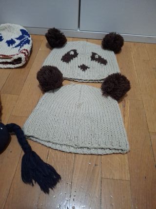 Lote 4 Gorros Infantiles