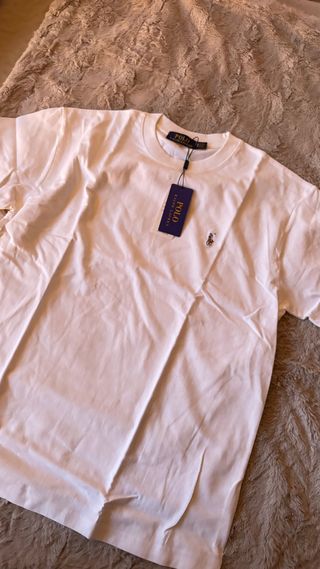 Camiseta Polo Ralph Lauren Blanca Talla M