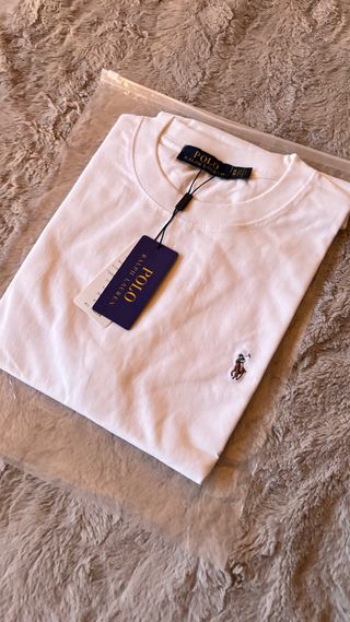 Camiseta Polo Ralph Lauren Blanca Talla M