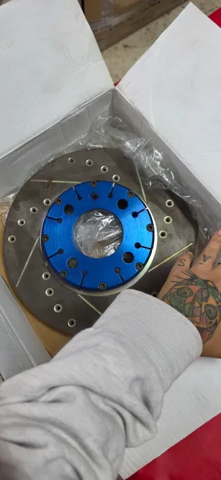 Discos Freno 256x20 Ventilados Rayados