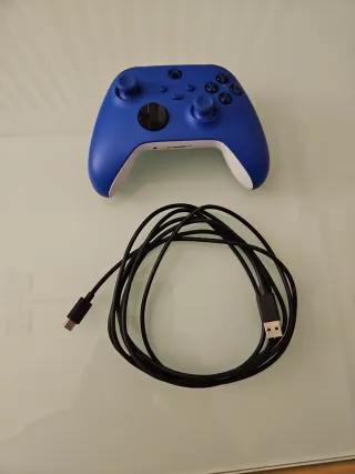 Mando Xbox Series X Azul y Blanco