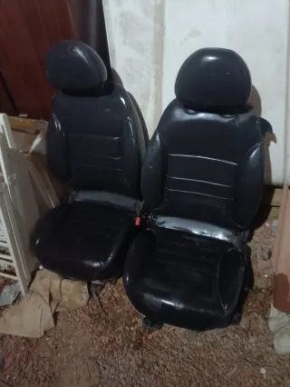 Juego de asientos de piel negro Audi A3