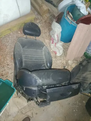 Juego de asientos de piel negro Audi A3