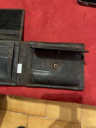 Cartera STILORD Cuero Negra