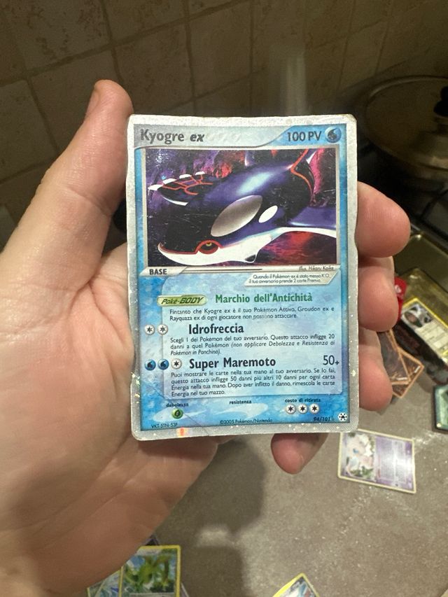 Carte Pokémon Mewtwo ex, Kyogre ex, Latios, Walrei