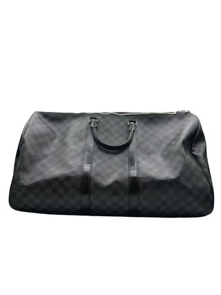Bolso de viaje Louis Vuitton Keepall 55 Negro