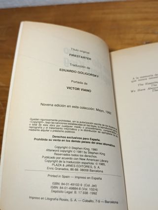 Ojos de Fuego - Stephen King