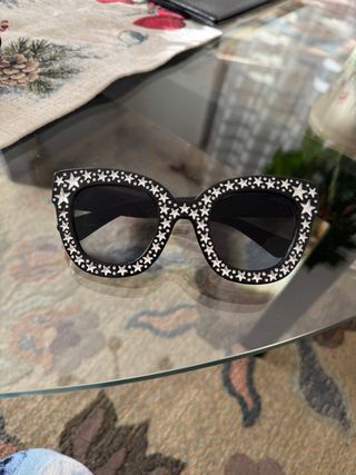 Occhiali GG da sole neri con stelle