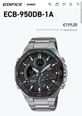 Reloj Casio Edifice Tough Solar