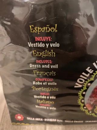 Disfraz Catrina Día de Muertos Talla Única