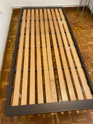 Somier metálico y de madera