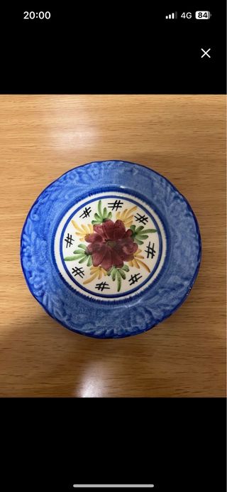 Plato decorativo vintage 21 cm