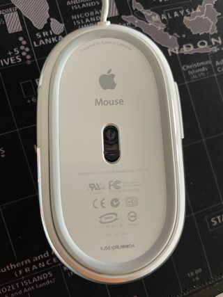 Ratón Apple Pro USB Plata/Blanco