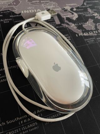 Ratón Apple Pro USB Plata/Blanco