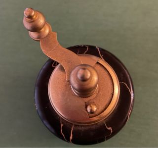 Set sale e pepe marmo nero anni '50