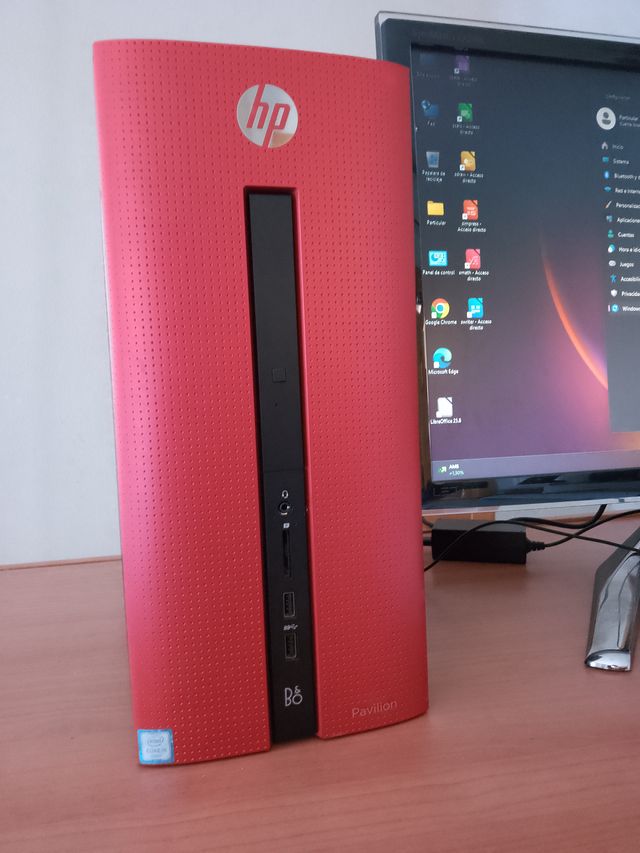 Torre HP Pavilion i5 SSD Windows 11 Impecable
