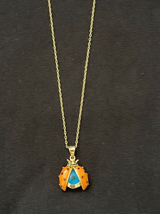 Colgante Mariquita Oro 18K
