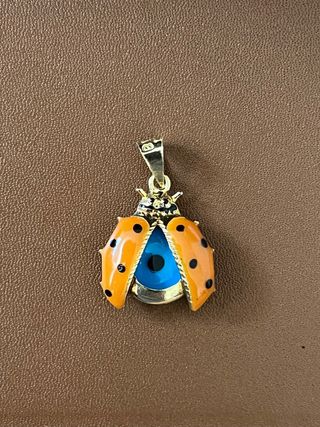 Colgante Mariquita Oro 18K