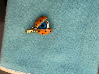 Colgante Mariquita Oro 18K