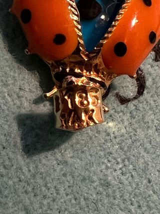 Colgante Mariquita Oro 18K