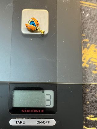 Colgante Mariquita Oro 18K