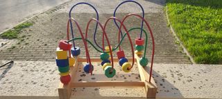 Brinquedo Educativo Madeira Colorido