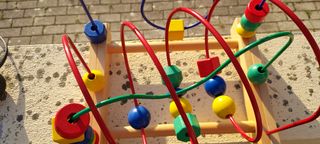 Brinquedo Educativo Madeira Colorido